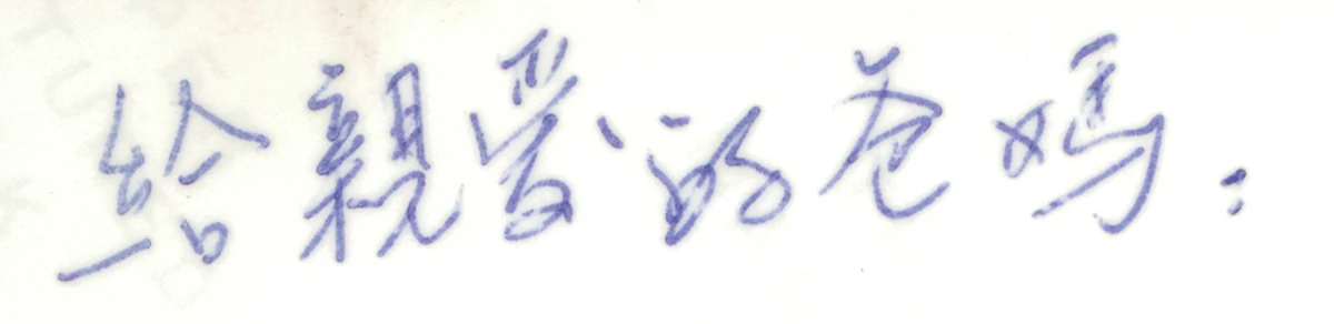 給親愛的爸媽 — To dear Dad and Mom