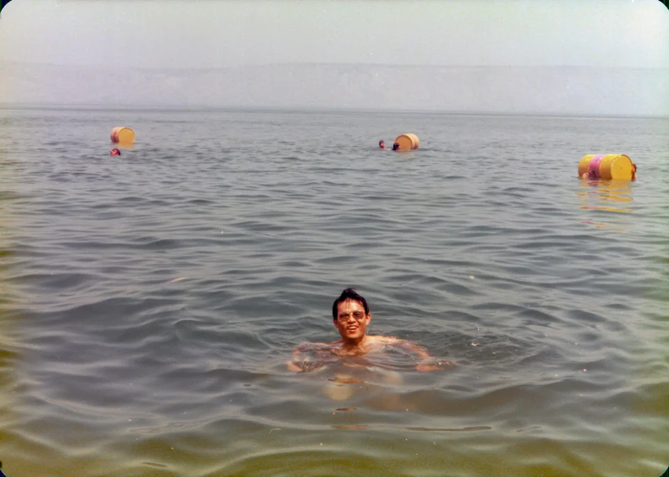David in the Dead Sea, 1977.