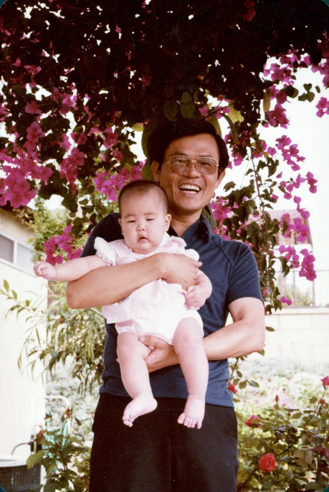 David with Sunny, 1983. Identified by Angell.